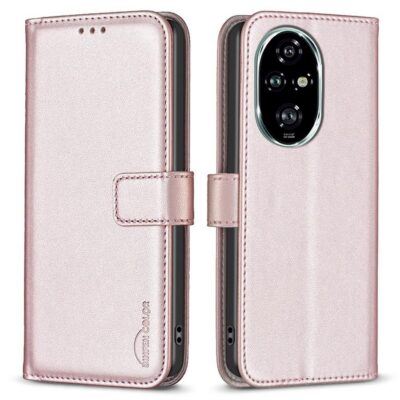 Honor 200 Pro 5G Lompakkokotelo Binfen Ruusukulta