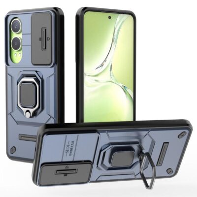 OnePlus Nord CE 4 Lite 5G Sormuskuori Kamerasuojalla Sininen