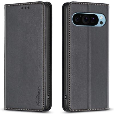 Google Pixel 9 / Pixel 9 Pro Kotelo Binfen Musta