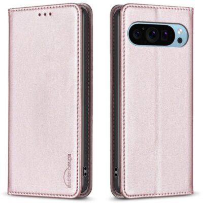 Google Pixel 9 / Pixel 9 Pro Kotelo Binfen Ruusukulta