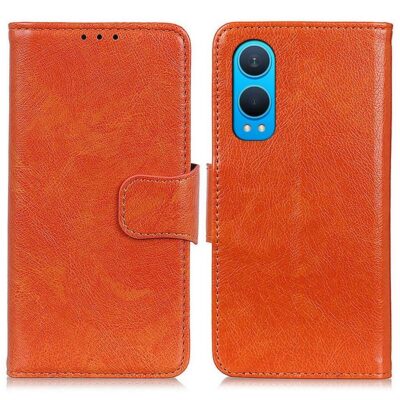 OnePlus Nord CE 4 Lite 5G Nahkakotelo Oranssi