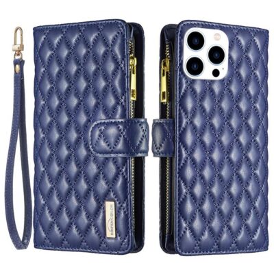 Apple iPhone 16 Pro Lompakko Rhombus Sininen