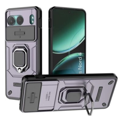 OnePlus Nord 4 5G Sormuskuori Kamerasuojalla Violetti