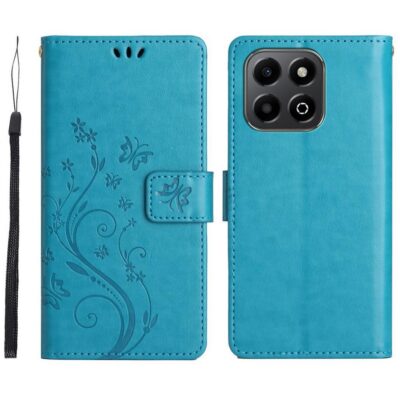 Honor 200 Smart 5G Suojakotelo Kukka Sininen