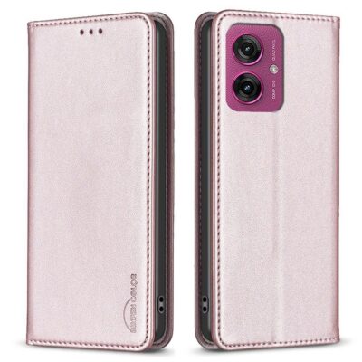 Motorola Moto G55 5G Suojakotelo Binfen Ruusukulta