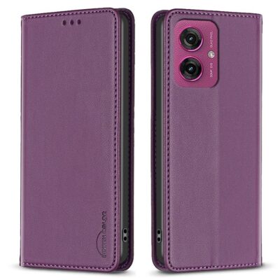Motorola Moto G55 5G Suojakotelo Binfen Tummanvioletti