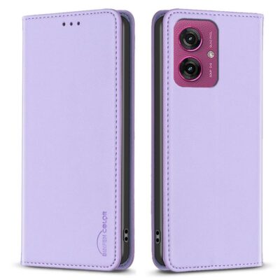 Motorola Moto G55 5G Suojakotelo Binfen Vaaleanvioletti