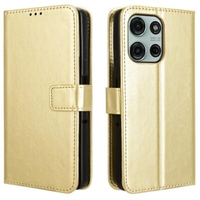 Motorola Moto G75 5G Kotelo PU-Nahka Kulta