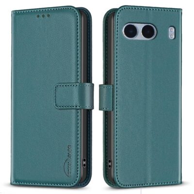 OnePlus Nord 4 5G Lompakkokotelo Binfen Vihreä