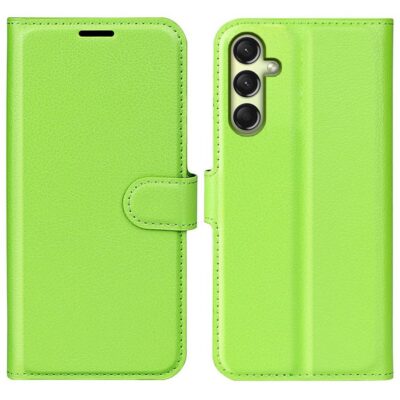 Samsung Galaxy A16 Kotelo PU-Nahka Vihreä