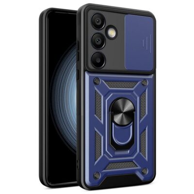 Samsung Galaxy S24 FE 5G Sormuskuori Kamerasuojalla Sininen