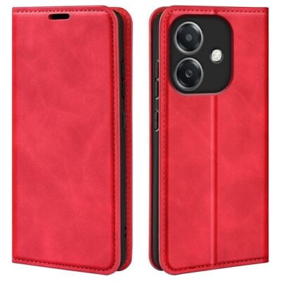 Oppo A40 Kannellinen Suojakotelo Punainen