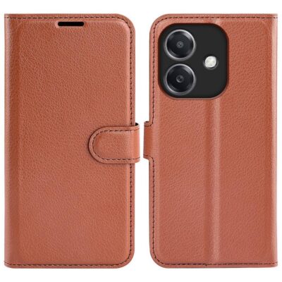 Oppo A40 Suojakotelo PU-Nahka Ruskea