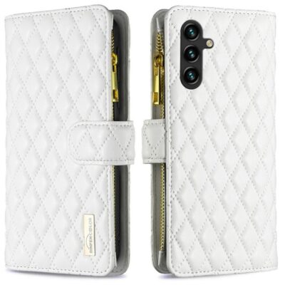 Samsung Galaxy A16 Lompakko Rhombus Valkoinen