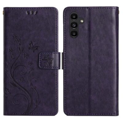 Samsung Galaxy A16 Suojakotelo Kukka Tummanvioletti