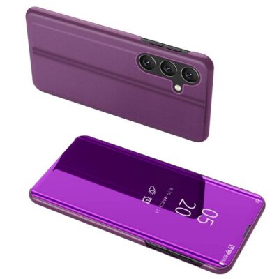 Samsung Galaxy S24 FE 5G Kotelo Peilipinta Violetti