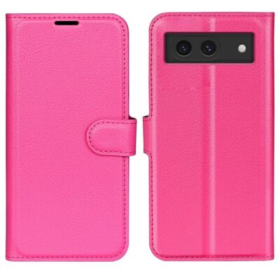 Google Pixel 8a Suojakotelo PU-Nahka Pinkki