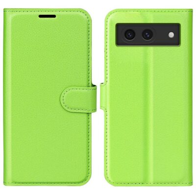 Google Pixel 8a Suojakotelo PU-Nahka Vihreä