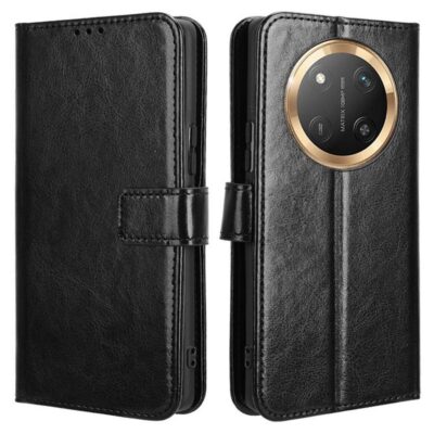 Honor Magic7 Lite 5G Kotelo PU-Nahka Musta