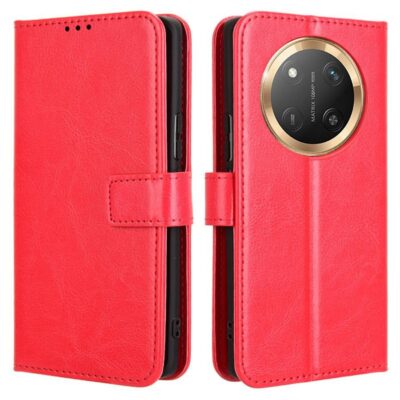 Honor Magic7 Lite 5G Kotelo PU-Nahka Punainen