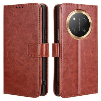 Honor Magic7 Lite 5G Kotelo PU-Nahka Ruskea