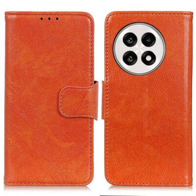 OnePlus 13R Suojakotelo Oranssi Nahka