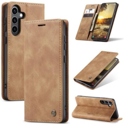 Samsung Galaxy S25 5G Kotelo Caseme Ruskea