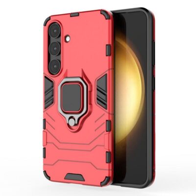 Samsung Galaxy S25 5G Sormus Suojakuori Punainen