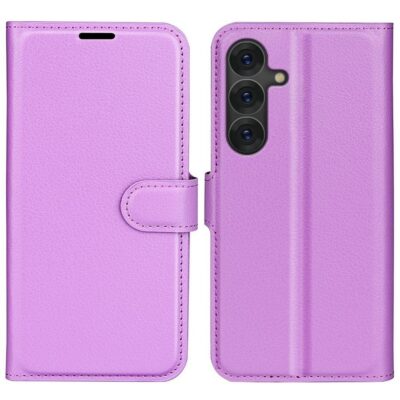 Samsung Galaxy S25+ 5G Kotelo PU-Nahka Violetti