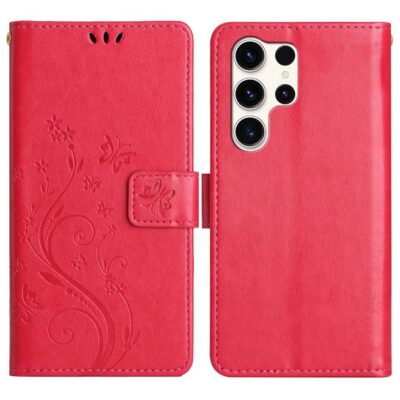 Samsung Galaxy S25 Ultra 5G Kotelo Kukka Pinkki