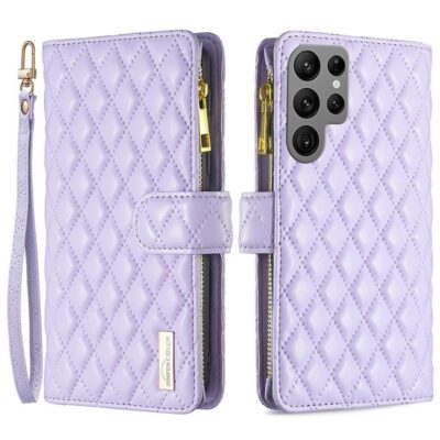 Samsung Galaxy S25 Ultra 5G Lompakko Rhombus Violetti