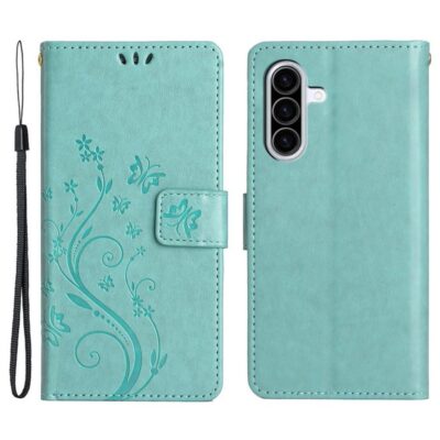 Samsung Galaxy A26 5G Kotelo Kukka Turkoosi