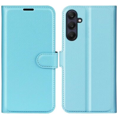 Samsung Galaxy A26 5G Kotelo PU-Nahka Vaaleansininen