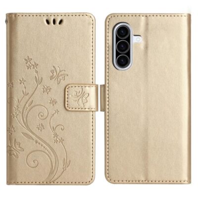 Samsung Galaxy A36 5G Kotelo Kukka Kulta