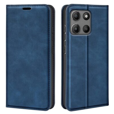 Motorola Moto G15 / G15 Power Kannellinen Kotelo Sininen