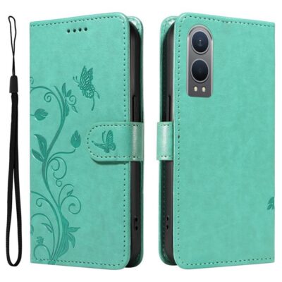 OnePlus Nord CE 4 Lite 5G Kotelo Kukka Turkoosi