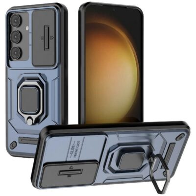 Samsung Galaxy A36 5G Sormuskuori Kamerasuojalla Sininen