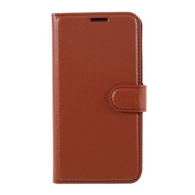 Apple iPhone 12 / 12 Pro Kotelo PU-Nahka Ruskea