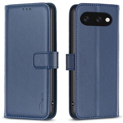 Google Pixel 9a Lompakkokotelo Binfen Sininen