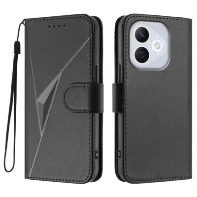 Honor 400 Lite 5G Suojakotelo Kolmio Kuvio Musta