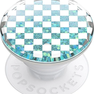 PopSockets PopGrip Luxe Puhelinpidike Tidepool Checker White