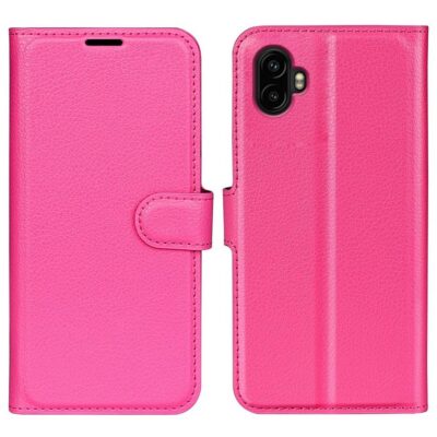 Samsung Galaxy Xcover 7 Pro Kotelo PU-Nahka Pinkki