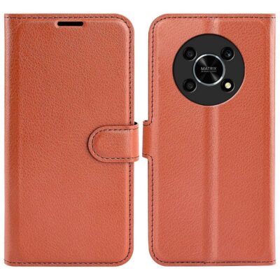 Honor Magic4 Lite 5G Lompakko Suojakotelo Ruskea