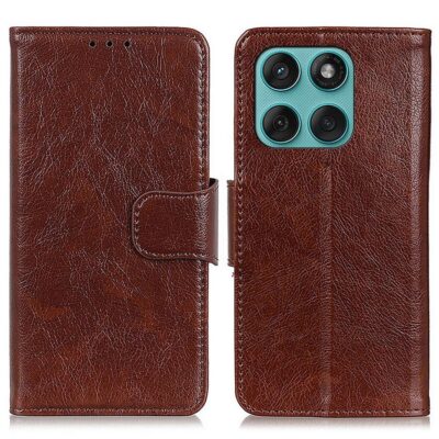 Motorola Edge 60 5G Nahkakotelo Ruskea