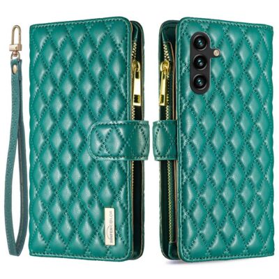 Samsung Galaxy A36 5G Lompakko Rhombus Vihreä