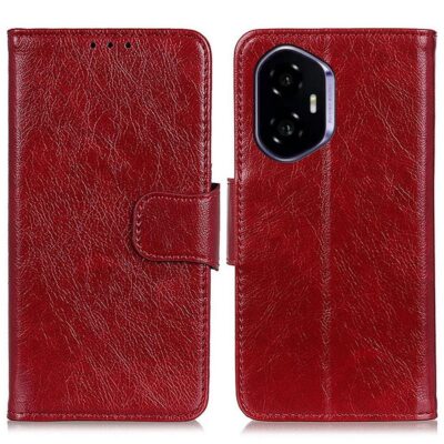 Honor 400 5G Suojakotelo Punainen Nahka