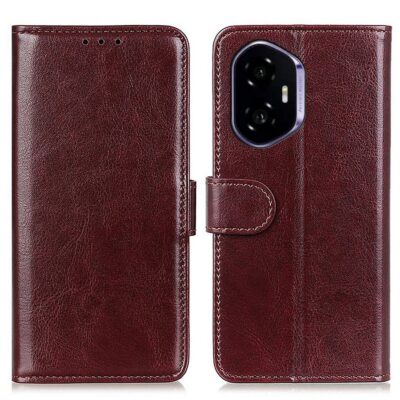 Honor 400 5G Suojakotelo Ruskea Lompakko