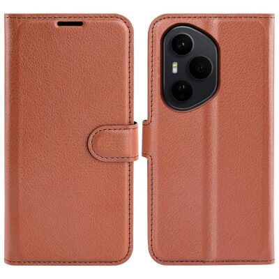 Honor 400 Pro 5G Suojakotelo PU-Nahka Ruskea