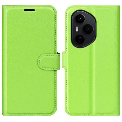 Honor 400 Pro 5G Suojakotelo PU-Nahka Vihreä