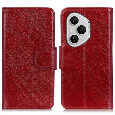 Honor 400 Pro 5G Suojakotelo Punainen Nahka